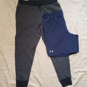 Men's Under Armour Joggers and shorts